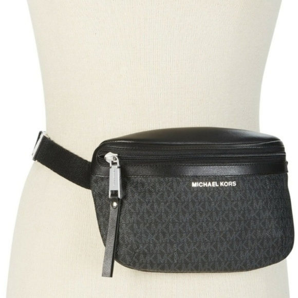 MICHAEL Michael Kors Accessories - MICHAEL Michael Kors Logo Fanny Pack Black MICHAEL Michael Kors Accessories - MICHAEL Michael Kors Logo Fanny Pack Black